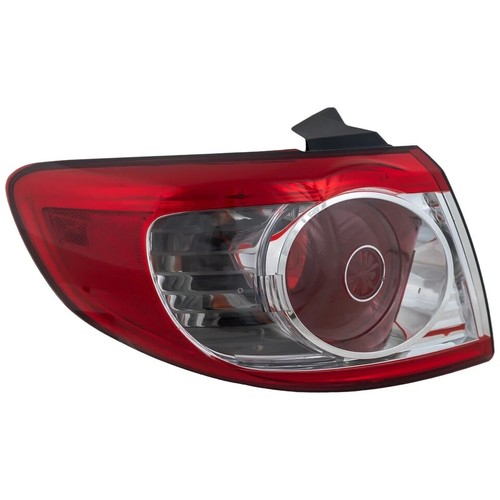Tail Light Assembly Left Side Outer Fits 2010-2012 Hyundai Santa Fe HY2804117 - Picture 6 of 8