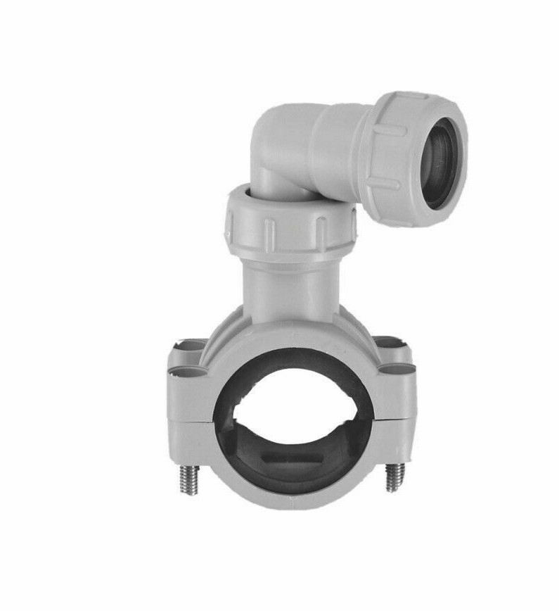 McAlpine CLAMP1 Pipe Clamp Condensate Adaptor Grey