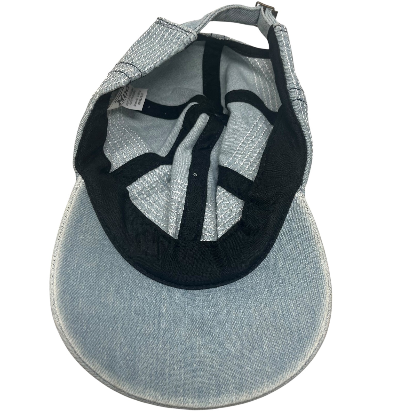 Mudd Denim Baseball Cap Adjustable Strapback Hat … - image 4
