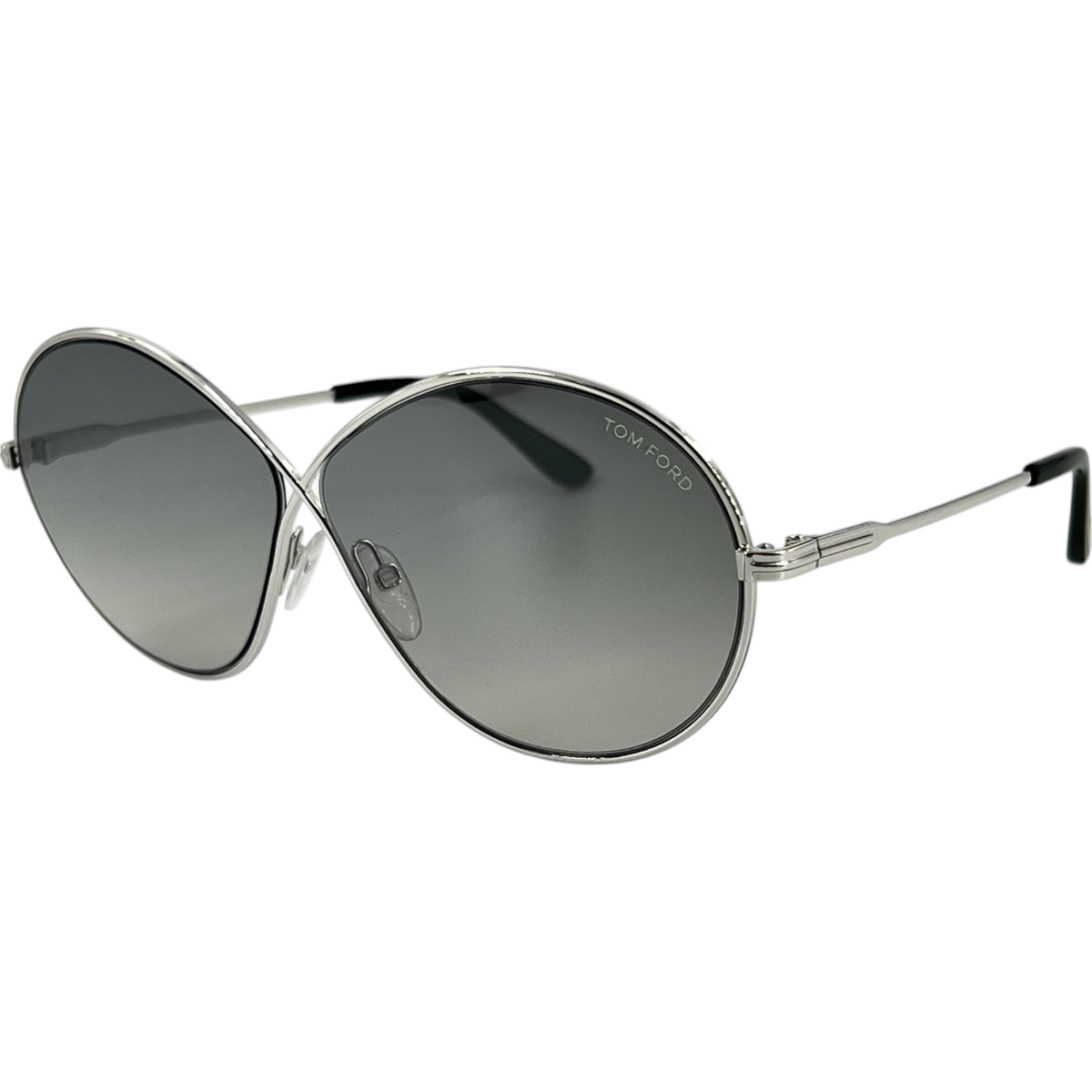 Tom Ford FT0564 Rania 02 Womens Metal Infinity Sunglass 18C Shiny