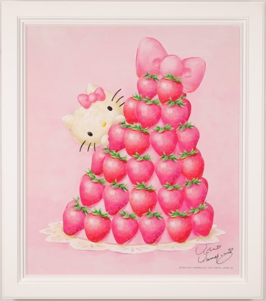 Sanrio Hello Kitty Signed Autographed Yuko Yamaguchi Ichigo silk