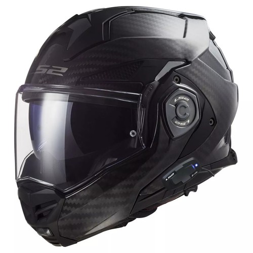 LS2 FF901 ADVANT X CARBON FIBER MODULAR FLIP MOTORCYCLE HELMET 4XUCS BLUETOOTH - Picture 2 of 16