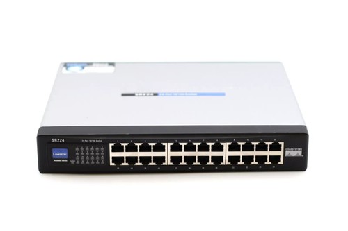 Cisco Linksys 24-Port Fast-Ethernet Network Switch P/N: SR224 Tested Working - Picture 2 of 3