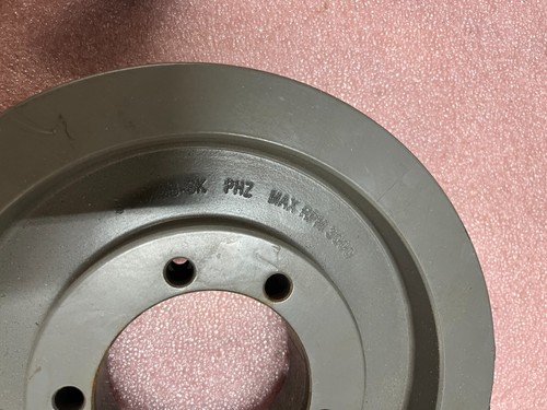 NOS TB WOODS - 802B - 8.0X2B-SK PHZ Conventional Sheave - TBW - MAX RPM 3000 - Picture 9 of 12