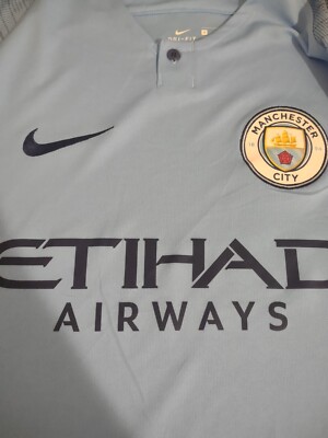 NWT Manchester City 18/19 Home Nike Jersey Size Men's Small | eBay