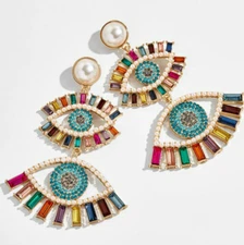Evil Eye Fashion Earrings