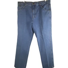 Mens Rivet Supply Co. Classic Medium Wash Blue Jeans Size 38x32 100% Cotton
