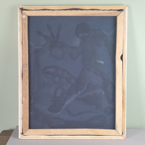 Velvet Acrylic Painting Matador Bull Fighter Artwork Framed 18.5X15in Sign FG - Picture 8 of 8