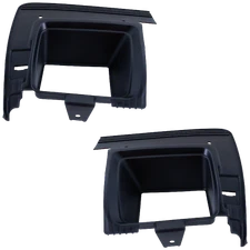  Front, Driver and Passenger Side Tow Eye Cover For GMC Sierra 2500 HD 2015-2019