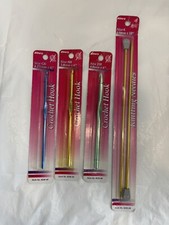 All art Crochet Hooks Knitting Needles Mixed Lot Size G6, H8, J10, Size 6 Flaw