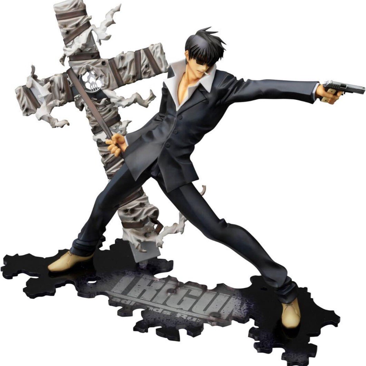 ARTFX J Trigun Nicholas D Wolfwood Figure the Movie Badlands