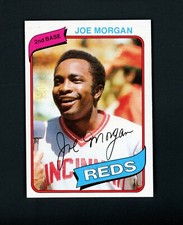 Joe Morgan 1980 Topps (HOF) Cincinnati Reds #650 NM