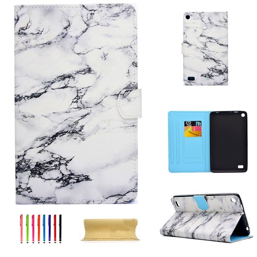 PU Leather Folio Case Cover Wallet Stand for Amazon Kindle Fire 7 5th Gen 2015 - Picture 29 of 35
