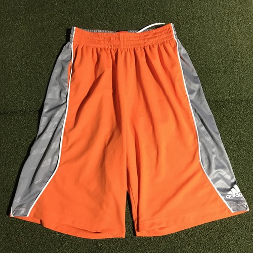 Adidas Shorts Mens Mediu Orange Gray 
