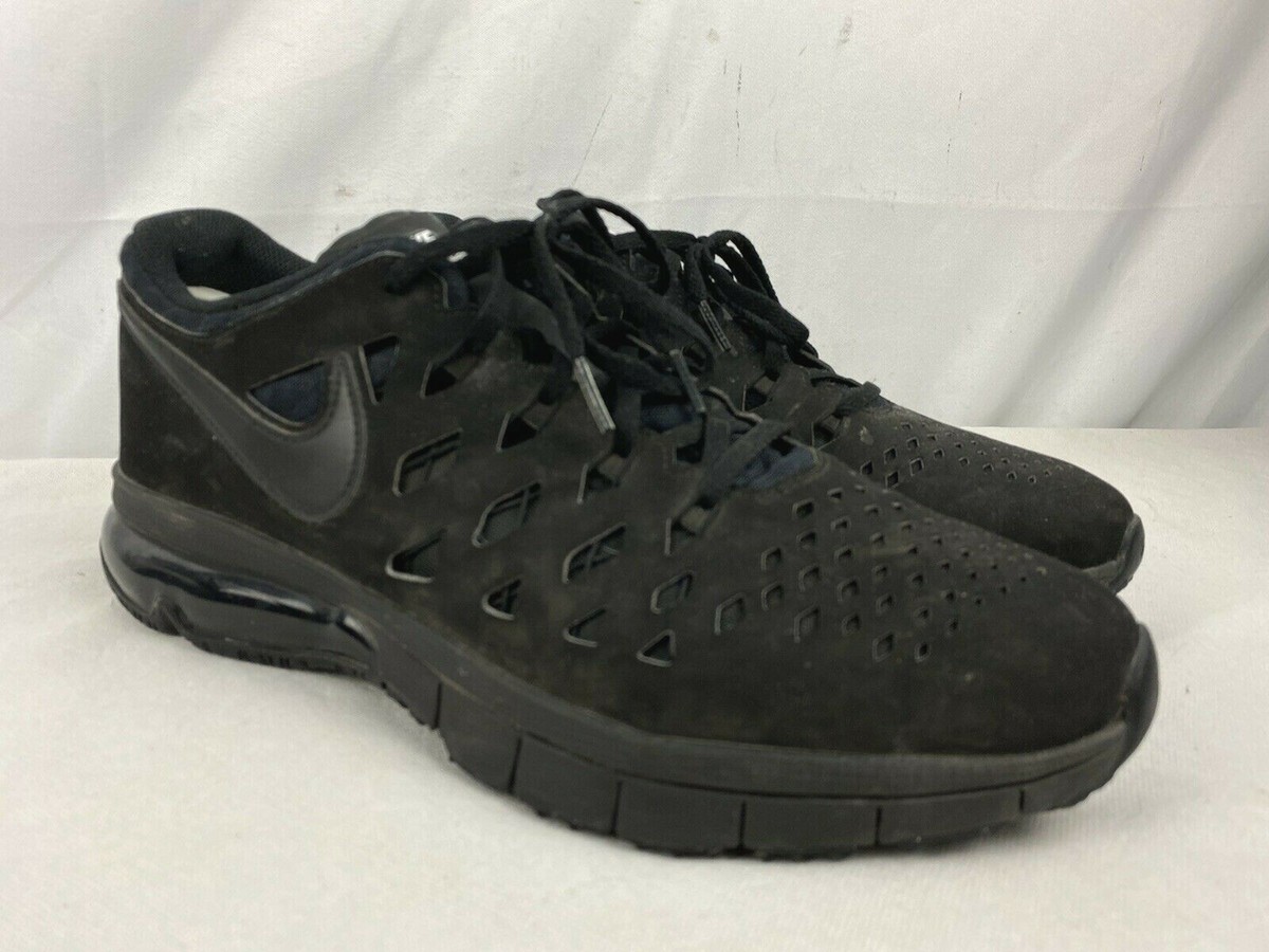 Nike Air Trainer 916460-003 Cross Training Shoe Triple Black Sz 12