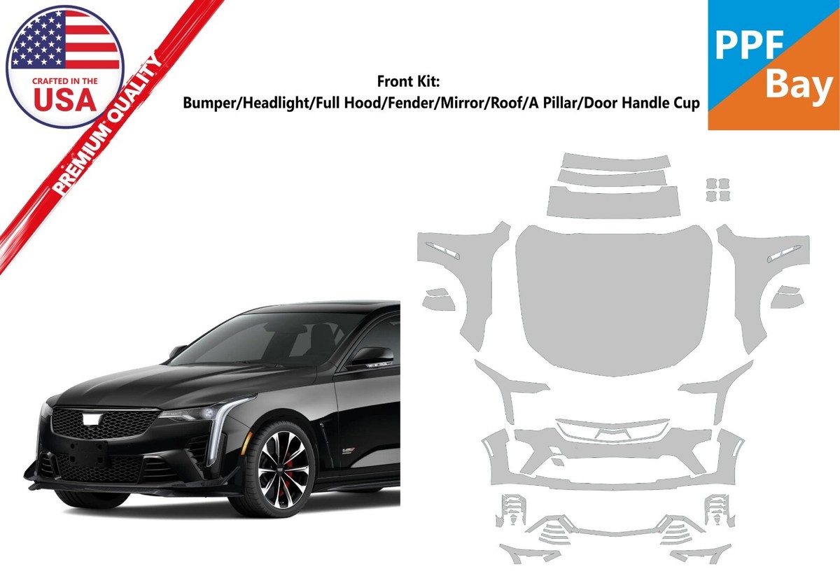 Full Hood & Fender + Mirror Kit | CADILLAC CT4 BLACKWING 2022 Full Hood & Fender + Mirror Kit | CADILLAC CT4 BLACKWING 2022