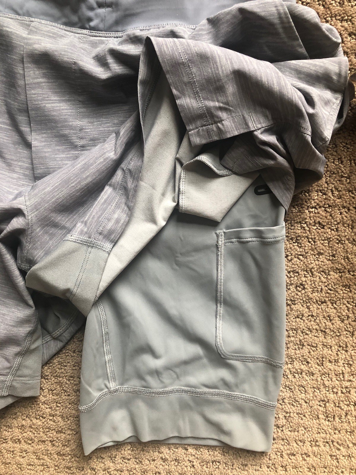 Lululemon Tech Gray  Lined Drawstring Compression… - image 10