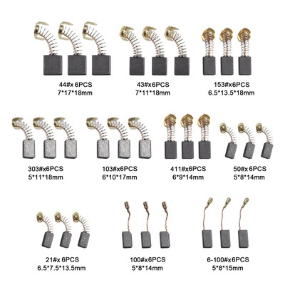Graphite Carbon Brushes Replacement Carbon Brushes High Quality Graphite