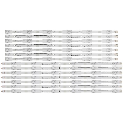 14pcs LED Backlight Strips For 55PUH6400/88 GJ-2K15-D2P5-550-D712-V7-R