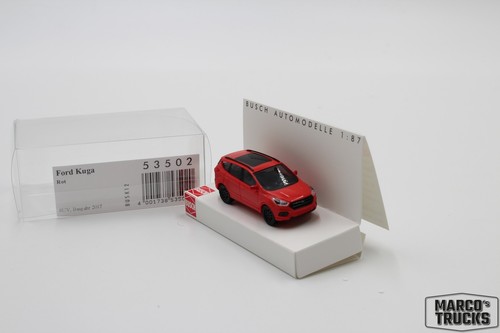 Busch Ford Kuga with PanoramaRoof red No. 53502 1:87 /BUN66