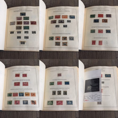 US STAMPS Scott US Album Commem. 1893-1980's Many Early sets MINT & USED w/Airma - Picture 2 of 13
