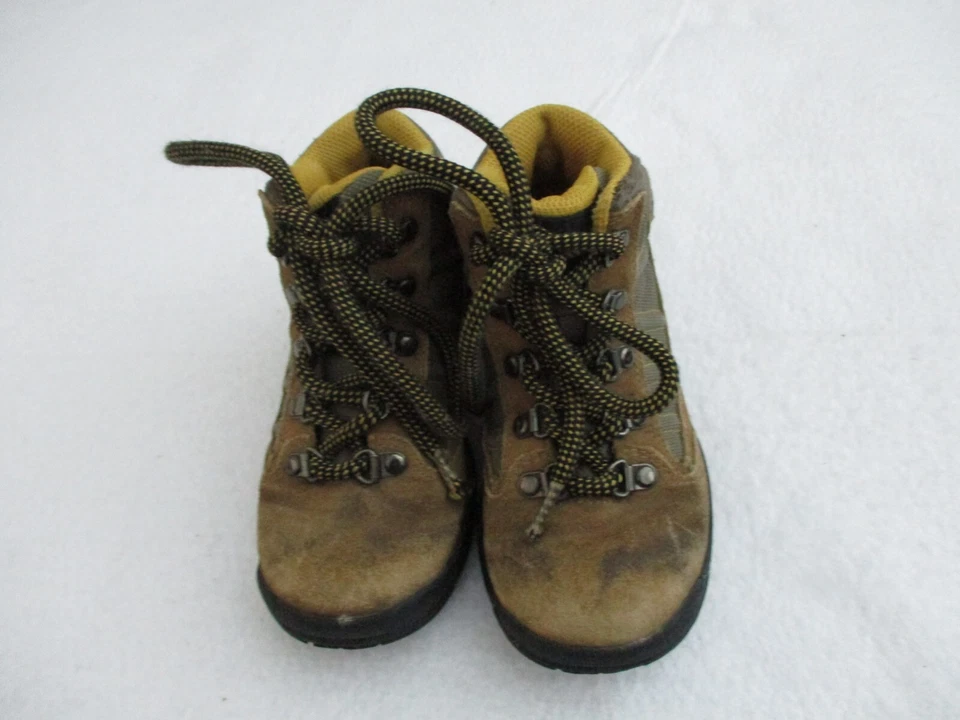 Hi Tec Chimera Lite Boots Junior Boys 13 Brown Suede Shoes Lace Kids Waterproof - Image 3 of 4