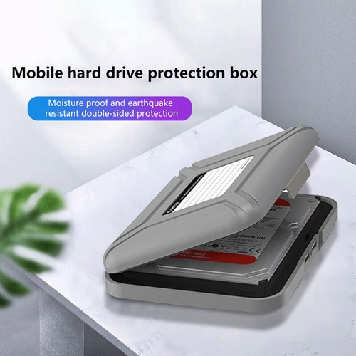 3.5 Inch Portable Hard Drive Bags & Case HDD Protective Moisture-proof Stora _fl - Photo 5/18