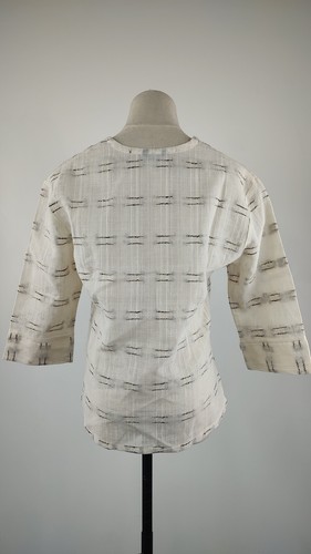 CALVIN KLEIN MAGLIA DONNA TG. L WOMAN CASUAL VINTAGE T-SHIRT LINO - Foto 7 di 8