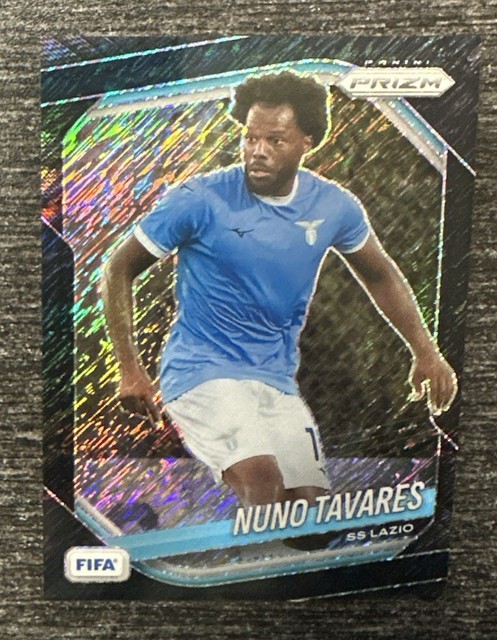 NUNO TAVARES - 2025-26 Panini Prizm FIFA Soccer BLACK SHIMMER PRIZM 1/1 SSP