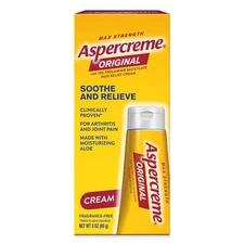 Aspercreme Arthritis Pain Relieving Cream with Aloe 3 oz Odor Free, 1 Pack