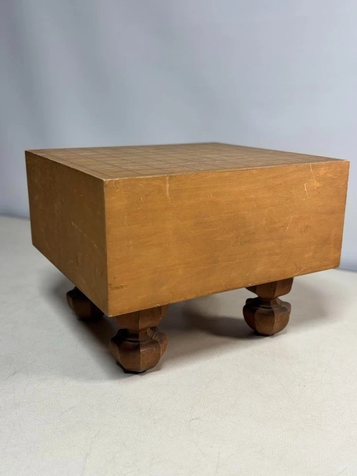 Vintage Japanese Chess Shogi Wooden Board 13.5×12.4×H10.2in With Koma Peices FS - Image 2 of 4