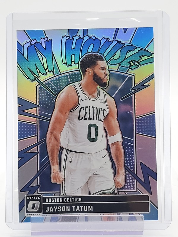JAYSON TATUM 2024-25 DONRUSS OPTIC MY HOUSE HOLO PRIZM #7 CELTICS Q7262