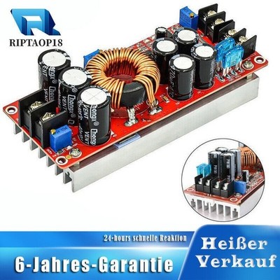 DC-DC Step Up Wandler Converter Stromversorgungsmodul 1200W 20A 8-60V zu 12-80V