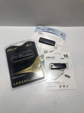 PNY 4Gb USB Flash Drive Attache- X3 Lot New