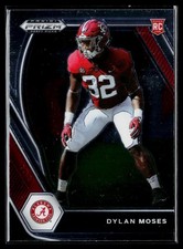 2021 Panini Prizm Draft Picks Collegiate #140 Dylan Moses RC