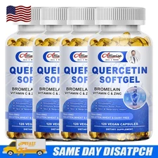 Quercetin 1000mg With Bromelain - Natural Immune Supplement, Antioxidants