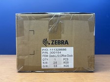 BRAND NEW ZEBRA DOCK, L10 OFFICE DOCK STATION P/N 300154 FAST SHIPPING