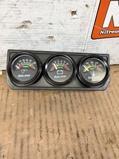 Auto Meter Gauge Set 2391 Auto Gage Water Temp Volts Oil Pressure Black