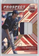 2018 Panini Elite Extra Edition Prospect Materials Red /49 Cal Quantrill 5c9