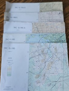 Pilotage Charts TPC G-19D('74) F-19D('72) G-19C-S('75) G-19B-S('75) G-19A-S('74)