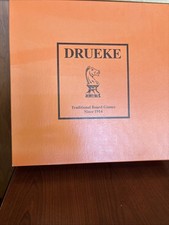Vintage Drueke Chess,Backgammon,Domino Set So...