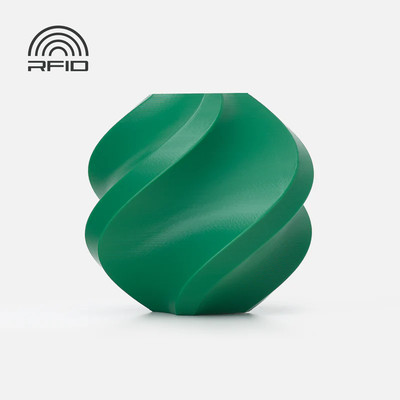 Bambu Lab PLA Basic Mistletoe Green Filament   Vibrant Color, High-Quality