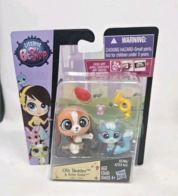 Littlest Pet Shop LPS Otis Beasley & Robin Hunter 