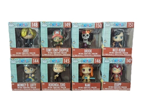 Funko Minis One Piece Figures Complete Set of 8  #144- #151