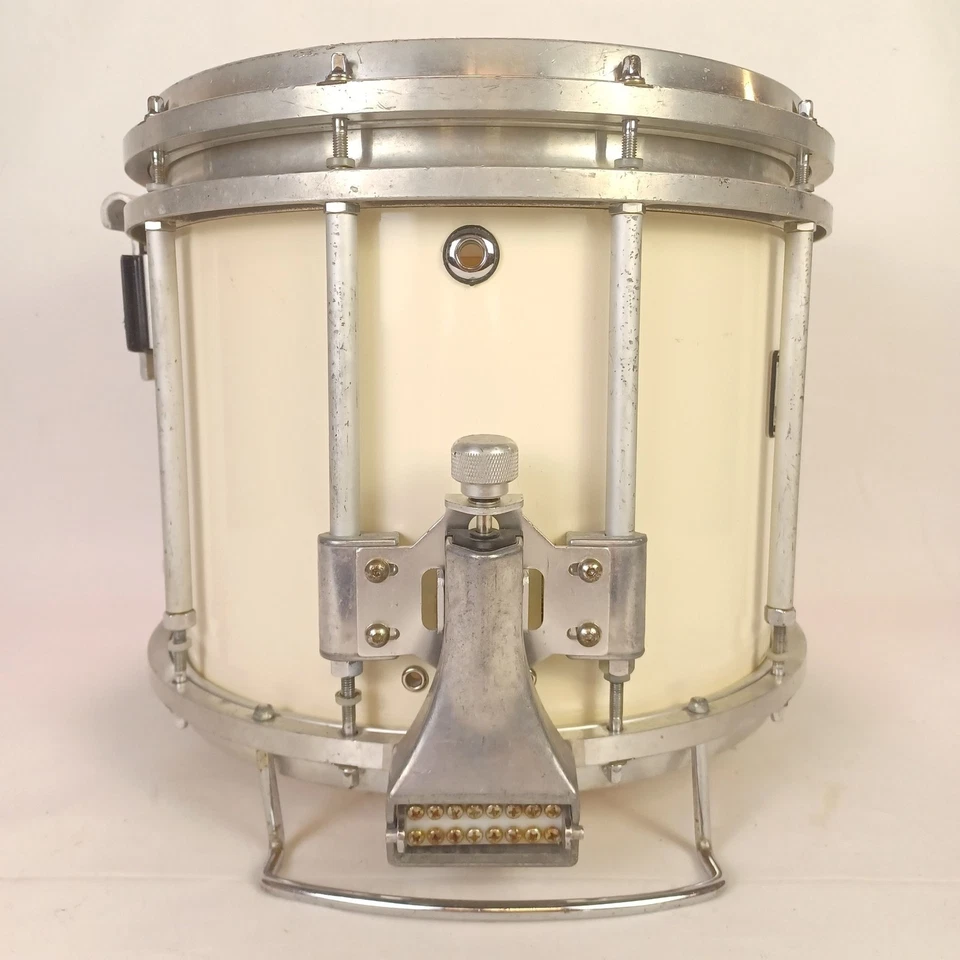 Pearl 11x13"FFX Championship Maple Marching Snare Drum White Free Floating 12Lug - Image 3 of 4