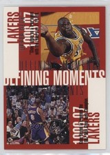 1997-98 Upper Deck Defining Moments Shaquille O'Neal Kobe Bryant Eddie Jones 4ub