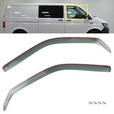 2x Windabweiser Regenabweiser Seitenscheiben Windschutz für  VW T5 T6 T6.1 2003+