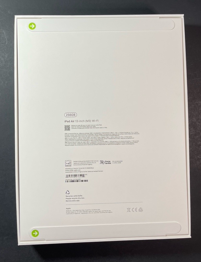 Apple iPad Air M3 7th Gen 13-inch Wi-Fi 256GB A3268 [ BLUE ] NEW