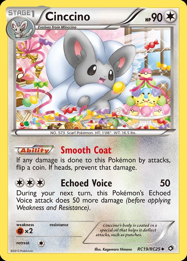 Pokemon Cinccino (RC19/155) Legendary Treasures LP HOLO