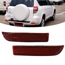 Red Plastic Replacement Tail Lamps for Toyota For RAV4 Models 2009 2012
